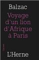 Le voyage d´un lion d´afrique a paris