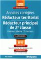 ANNALES CORRIGEES REDACTEUR TERRITORIAL REDACTEUR PRINCIPAL DE 2E CLASSE 2017  