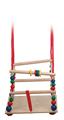 SWING WITH BACK SUPPORT COLOURED BEADS