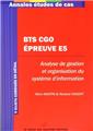 Bts cgo - epreuve e5. analyse de gestion et organisation du systeme d´informatio