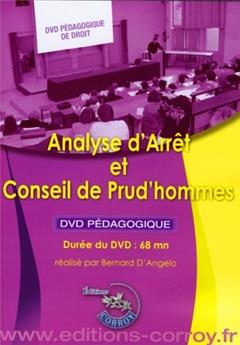 ANALYSE D´ARRET ET CONSEIL DE PRUD´HOMME - DVD-ROM